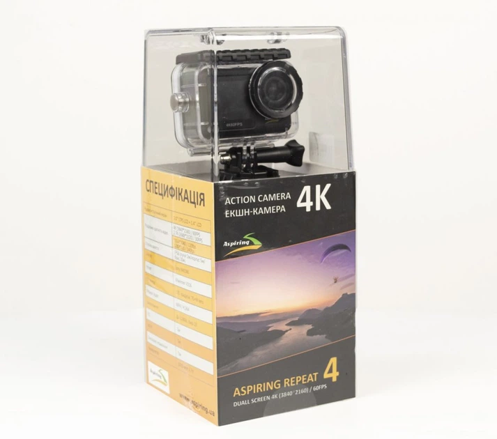 Экшн-камера Aspiring Repeat 4 ULTRA HD 4K DUAL SCREEN - изображение 7