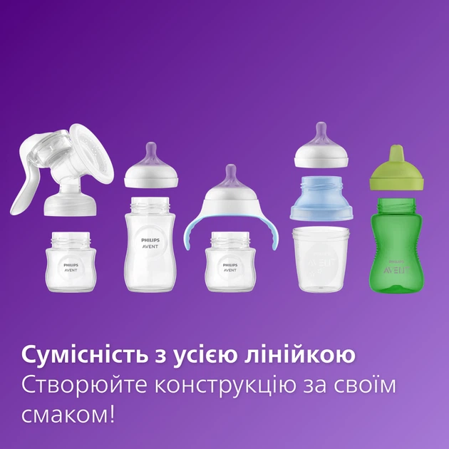 Пляшечка для годування Philips AVENT Natural Природний потік 260 мл (SCY903/01) - изображение 8
