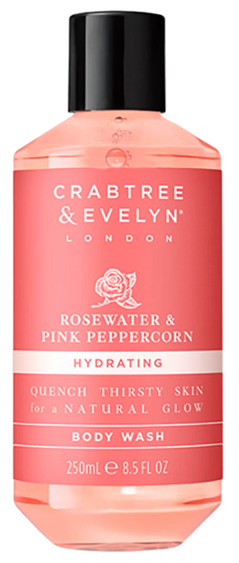 Żel pod prysznic Crabtree & Evelyn Rosewater & Pink Peppercorn nawilżający 250 ml (044936354448) - obraz 1