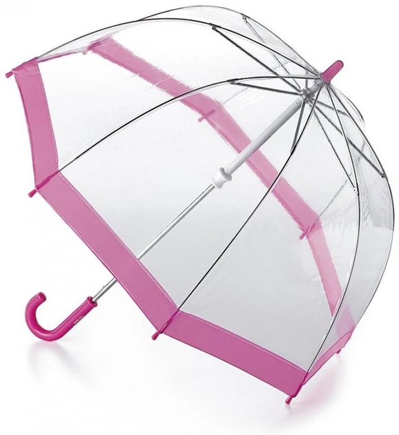 Парасоля тростина дитяча ПВХ механічна Funbrella з куполом 65 см для дітей до 8 років, рожева 61624 - Фото 1 Парасоля тростина дитяча ПВХ механічна Funbrella з куполом 65 см для дітей до 8 років, рожева 61624 - зображення 1