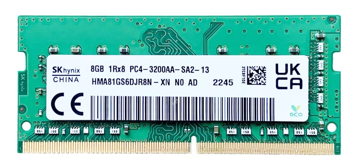 Оперативная память SK hynix SODIMM DDR4 8Gb 1Rx8 3200Mhz PC4