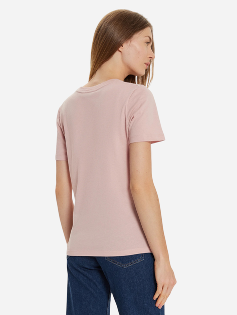 Koszulka damska bawełniana Tommy Hilfiger WW0WW40276-TQN S Jasnoróżowa (8720638642664) - obraz 2
