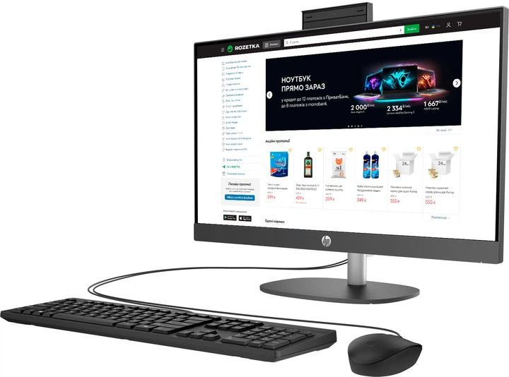 Моноблок HP ProOne 245 G10 (A54ZTET) Iron Gray - изображение 3