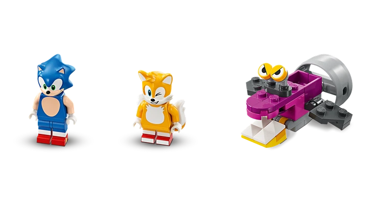 Zestaw klocków LEGO Sonic the Hedgehog Tails i przygoda na łodzi 393 elementy (76997) - obraz 4