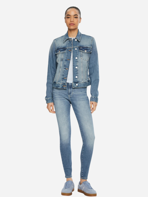 Kurtka jeansowa damska Tommy Jeans DW0DW19858-1AB L Niebieska (8720638505686) - obraz 3