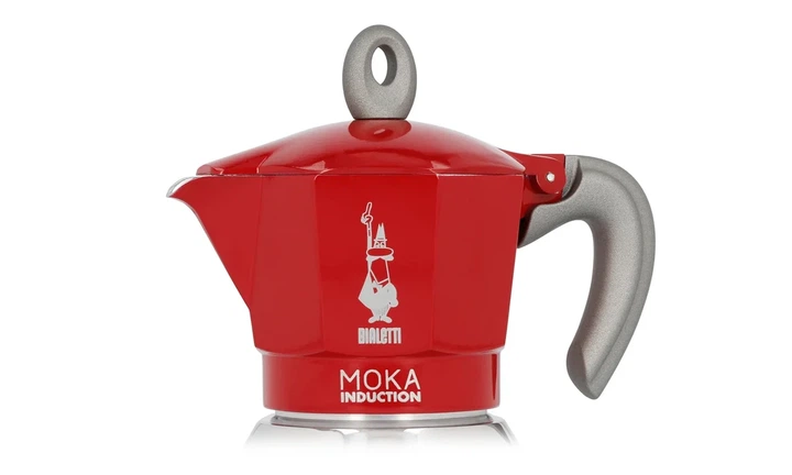 Гейзерна кавоварка Bialei 100 мл Moka Induction Red 2 чашки Store - зображення 6