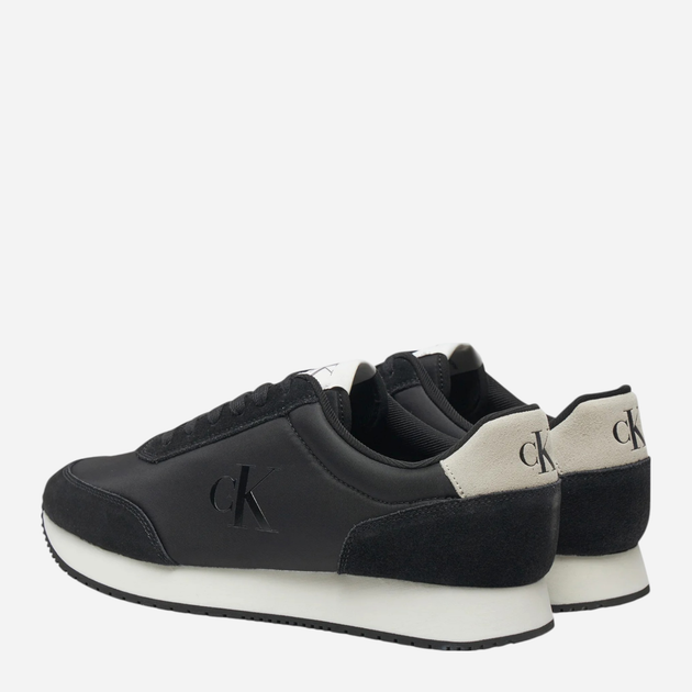 Чоловічі снікери Calvin Klein Jeans YM0YM01119-0GM 42 Чорні (8720639483662) - зображення 3