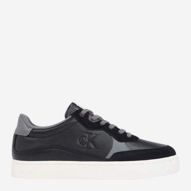 Sneakersy męskie skórzane Calvin Klein Jeans YM0YM01153-0GP 41 Ciemnoszare (8721107081229) - obraz 1
