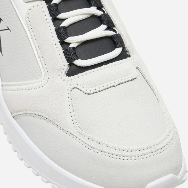 Sneakersy męskie skórzane Calvin Klein Jeans YM0YM01145-0LF 43 Mleczne (8721107081014) - obraz 6