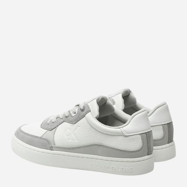 Sneakersy męskie skórzane Calvin Klein Jeans YM0YM01153-0IR 42 Białe (8721107093208) - obraz 3