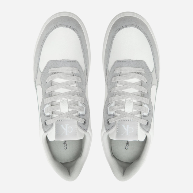 Sneakersy męskie skórzane Calvin Klein Jeans YM0YM01153-0IR 43 Białe (8721107093222) - obraz 4