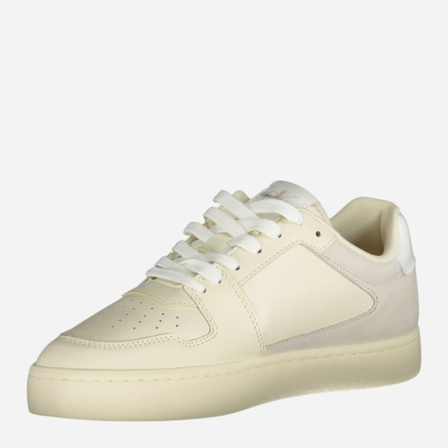 Sneakersy męskie skórzane Calvin Klein Jeans YM0YM01160-0LH 41 Mleczne (8721107086651) - obraz 3