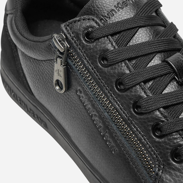 Sneakersy męskie skórzane Calvin Klein Jeans YM0YM01254-0GJ 43 Czarne (8721107082110) - obraz 6
