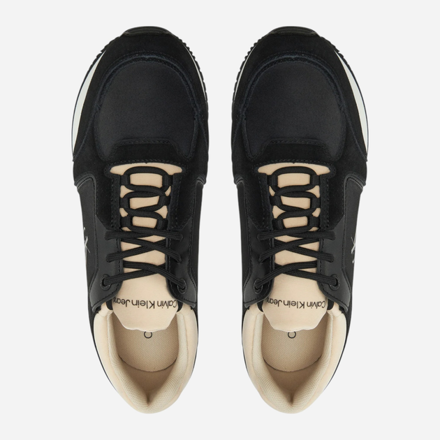 Sneakersy damskie do kostki Calvin Klein Jeans YW0YW01644-0GU 36 Czarne (8721107077031) - obraz 4