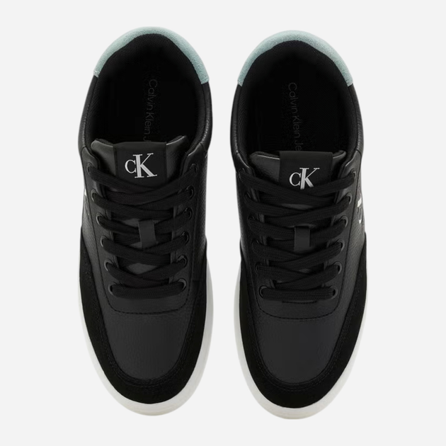 Sneakersy damskie skórzane Calvin Klein Jeans YW0YW01668-0GX 39 Czarne (8721107076621) - obraz 4