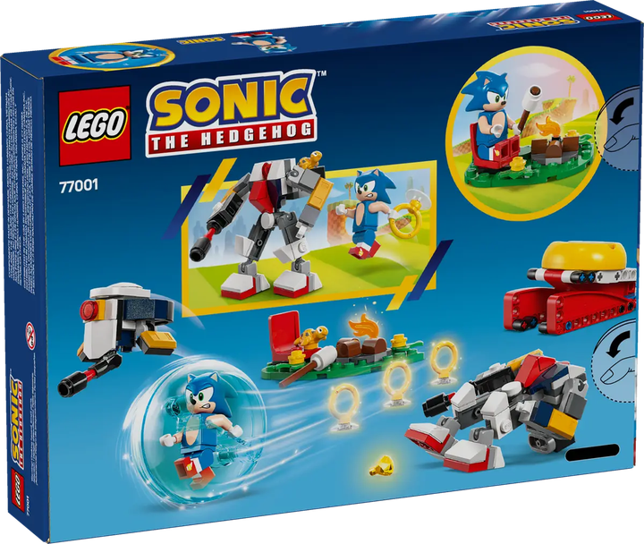 Конструктор LEGO Sonic the Hedgehog: Сонік і битва в таборі 177 елементів (77001) - зображення 8