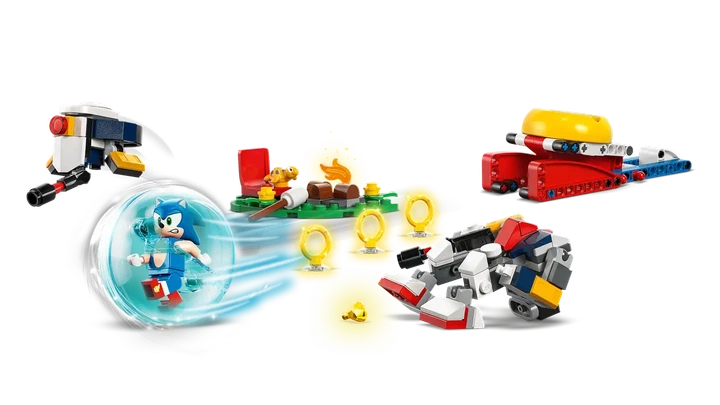 Конструктор LEGO Sonic the Hedgehog: Соник и походная битва 177 элементов (77001) - Фото 5 Конструктор LEGO Sonic the Hedgehog: Соник и походная битва 177 элементов (77001) - изображение 5