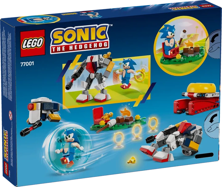 Конструктор LEGO Sonic the Hedgehog: Соник и походная битва 177 элементов (77001) - Фото 11 Конструктор LEGO Sonic the Hedgehog: Соник и походная битва 177 элементов (77001) - изображение 11