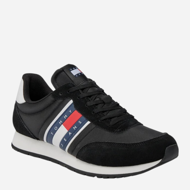 Чоловічі снікери Tommy Jeans EM0EM01351-BDS 45 Чорні (8720646076222) - зображення 2