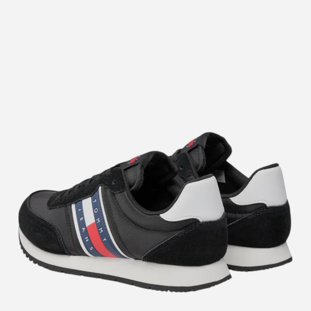 Чоловічі снікери Tommy Jeans EM0EM01351-BDS 44 Чорні (8720646076215) - зображення 4
