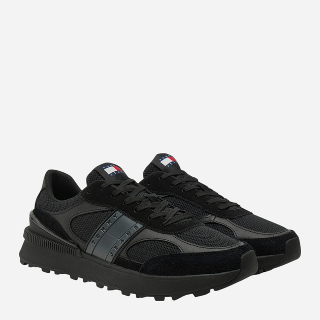 Sneakersy męskie do kostki Tommy Jeans EM0EM01537-BDS 43 Czarne (8720638196310) - obraz 2