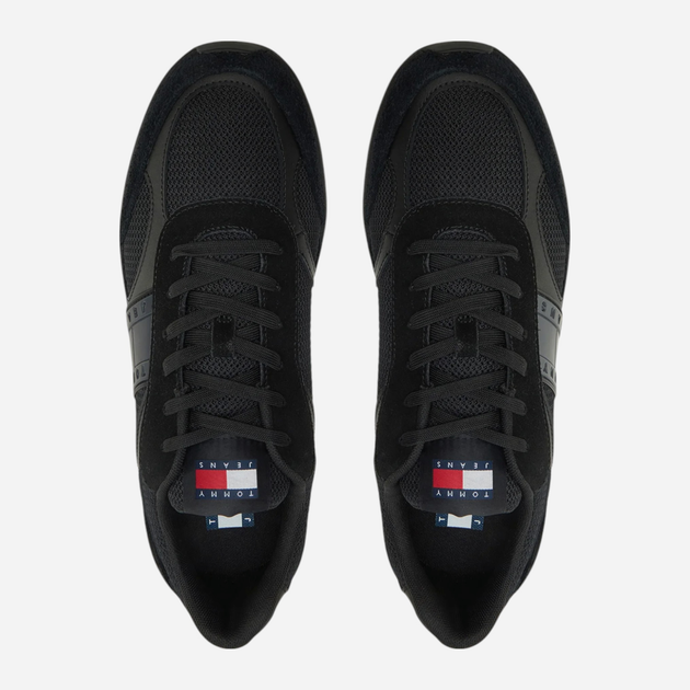 Sneakersy męskie do kostki Tommy Jeans EM0EM01537-BDS 43 Czarne (8720638196310) - obraz 4