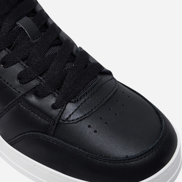Sneakersy męskie skórzane Tommy Jeans EM0EM01574-BDS 42 Czarne (8720638211242) - obraz 6
