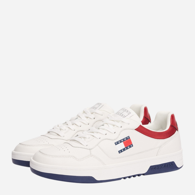 Чоловічі снікери Tommy Jeans EM0EM01576-TCR 41 Білі (8720638358794) - зображення 2