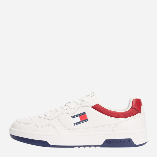 Чоловічі снікери Tommy Jeans EM0EM01576-TCR 41 Білі (8720638358794) - зображення 3