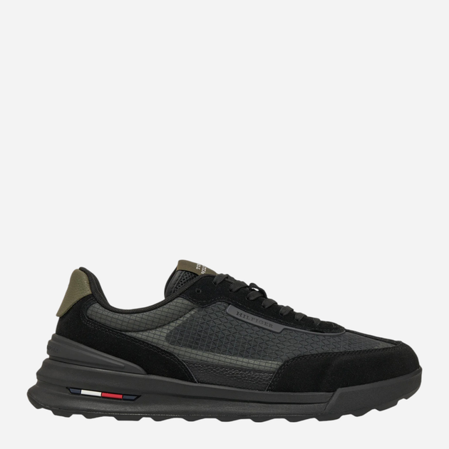 Sneakersy męskie skórzane Tommy Hilfiger FM0FM05328-BDS 43 Czarne (8720638208617) - obraz 1