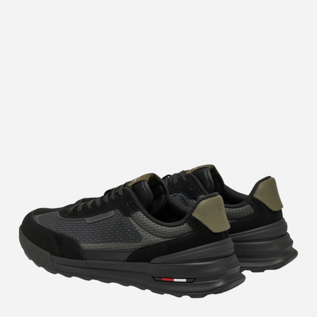 Sneakersy męskie skórzane Tommy Hilfiger FM0FM05328-BDS 41 Czarne (8720638208563) - obraz 3