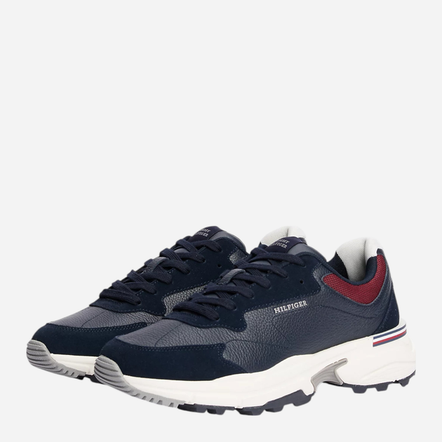 Чоловічі снікери Tommy Hilfiger FM0FM05331-DW5 43 Темно-сині (8720638347644) - зображення 2