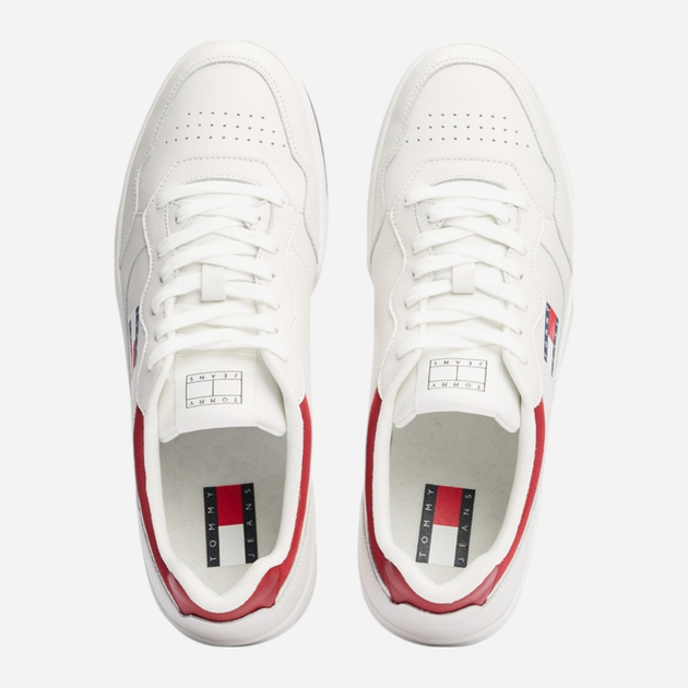 Чоловічі снікери Tommy Jeans EM0EM01576-TCR 44 Білі (8720638358954) - зображення 5