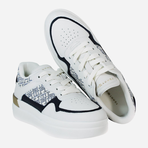 Жіночі снікери Tommy Hilfiger FW0FW08381-YBL 36 Білі (8720638586005) - зображення 3