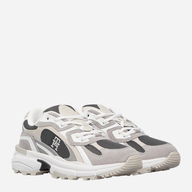 Sneakersy damskie do kostki Tommy Hilfiger FW0FW08385-0IM 39 Ciemnoszare (8720638346432) - obraz 2