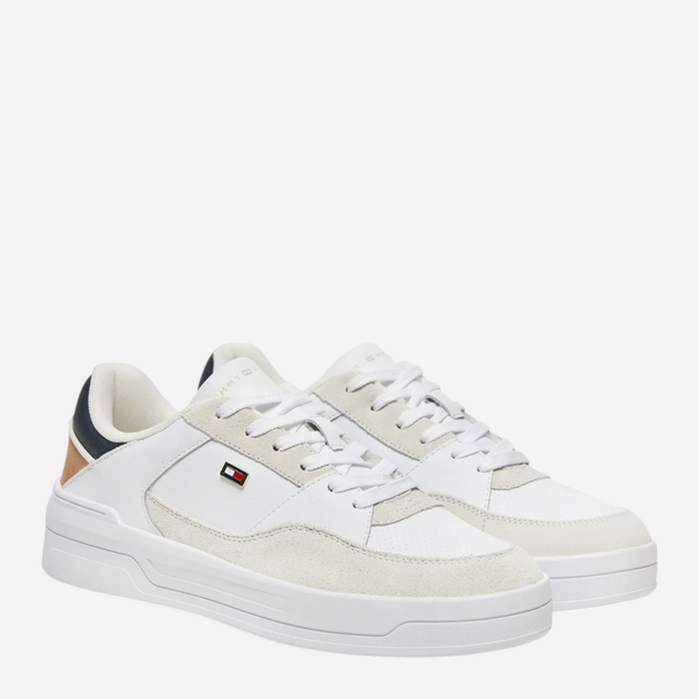 Sneakersy damskie do kostki Tommy Hilfiger FW0FW08615-YBS 37 Białe (8720638204930) - obraz 2