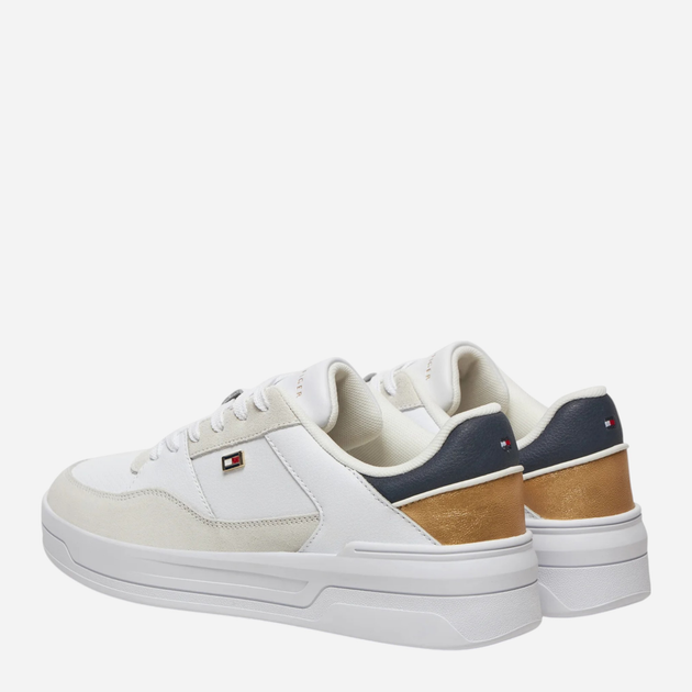 Sneakersy damskie do kostki Tommy Hilfiger FW0FW08615-YBS 38 Białe (8720638204961) - obraz 3