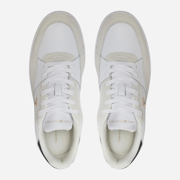 Sneakersy damskie do kostki Tommy Hilfiger FW0FW08615-YBS 40 Białe (8720638205135) - obraz 4