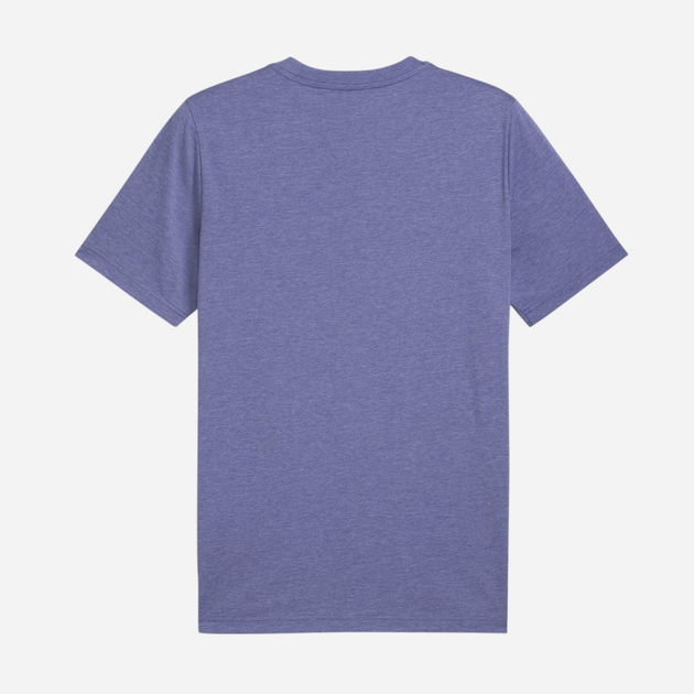 Koszulka męska bawełniana Puma Ess No.1 Logo Heather Tee (S) 68255146 M Fioletowa (4067983317385) - obraz 8