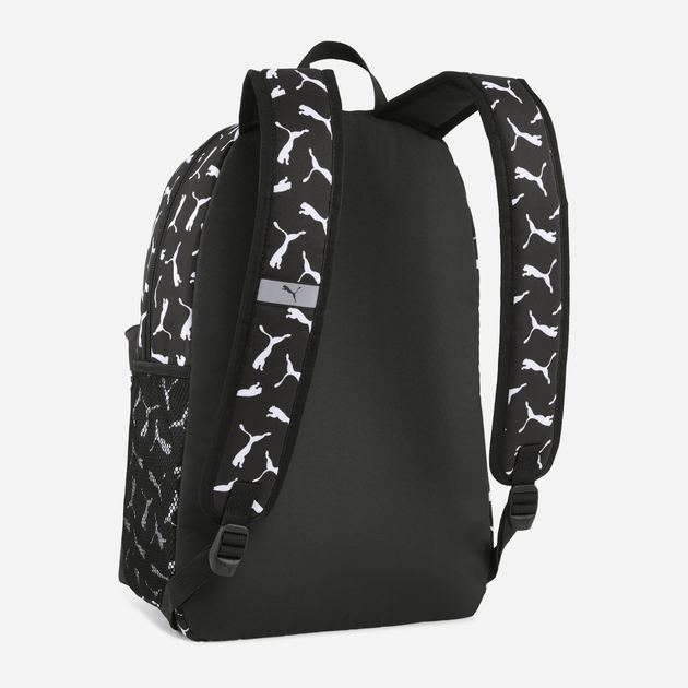Рюкзак спортивний тканинний вміщує формат А4 Puma Phase Aop Backpack 09116901 Чорний (4067984174604) - зображення 3