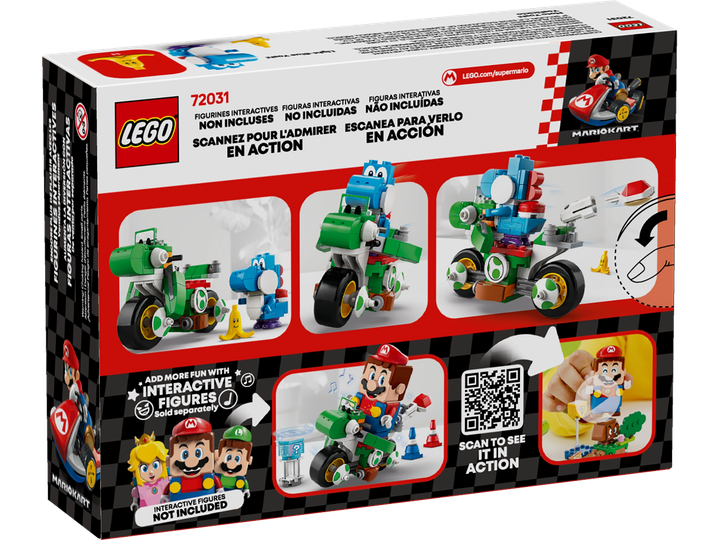 Конструктор LEGO Super Mario Mario Kart: Мотоцикл Йоші 133 елементи (72031)  - зображення 6