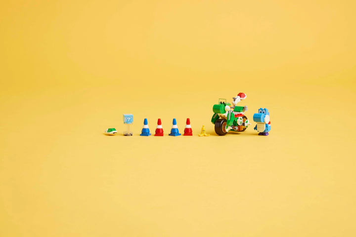 Конструктор LEGO Super Mario Mario Kart: Мотоцикл Йоші 133 елементи (72031)  - зображення 8