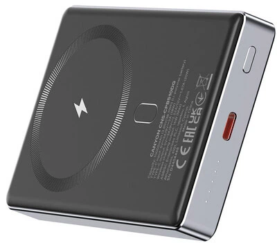 Powerbank Canyon OnPower 510 slim Magsafe 10000 mAh PD20W Dark Grey (CNS-CPB510DG) - obraz 4