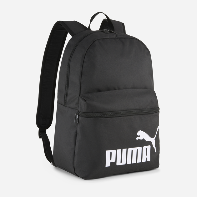 Рюкзак спортивний тканинний 22 л вміщує формат А4 Puma Phase Backpack 09116401 Чорний (4067984174390) - зображення 1