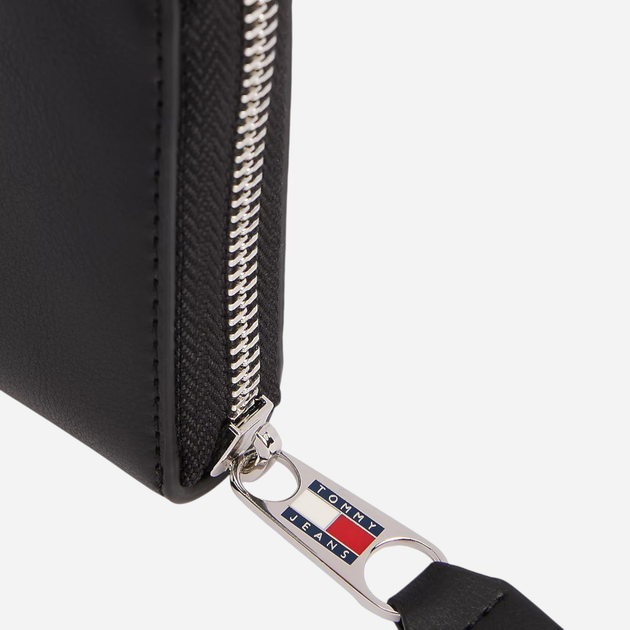Гаманець жіночий для карток Tommy Hilfiger AW0AW16975-BDS Чорний (8720638201434) - зображення 4