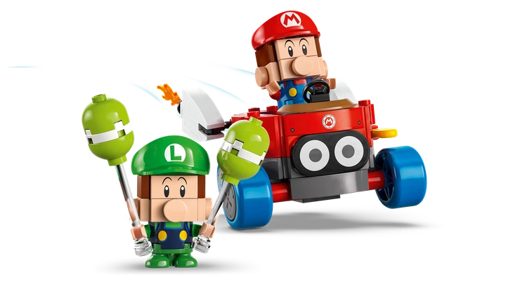 Конструктор LEGO Super Mario Mario Kart: Бэби Марио против Бэби Луиджи 321 элемент (72034) - Фото 7 Конструктор LEGO Super Mario Mario Kart: Бэби Марио против Бэби Луиджи 321 элемент (72034) - изображение 7
