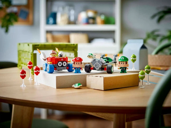 Конструктор LEGO Super Mario Mario Kart: Бэби Марио против Бэби Луиджи 321 элемент (72034) - Фото 10 Конструктор LEGO Super Mario Mario Kart: Бэби Марио против Бэби Луиджи 321 элемент (72034) - изображение 10