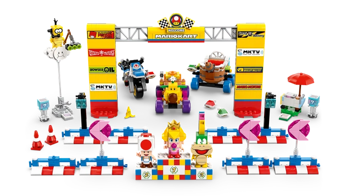 Конструктор LEGO Super Mario Mario Kart: Набор Бэби Пич и Гран-при 823 элемента (72036) - Фото 4 Конструктор LEGO Super Mario Mario Kart: Набор Бэби Пич и Гран-при 823 элемента (72036) - изображение 4