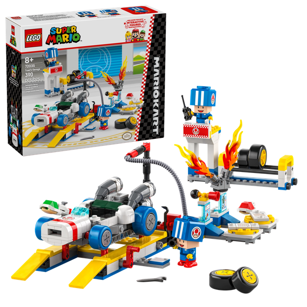 Zestaw klocków LEGO Super Mario Mario Kart: Toad i jego garaż 390 elementów (72035) - obraz 8