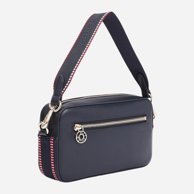 Torebka crossbody damska mała Tommy Hilfiger AW0AW17332-0GY Ciemnogranatowa (8720638198833) - obraz 3